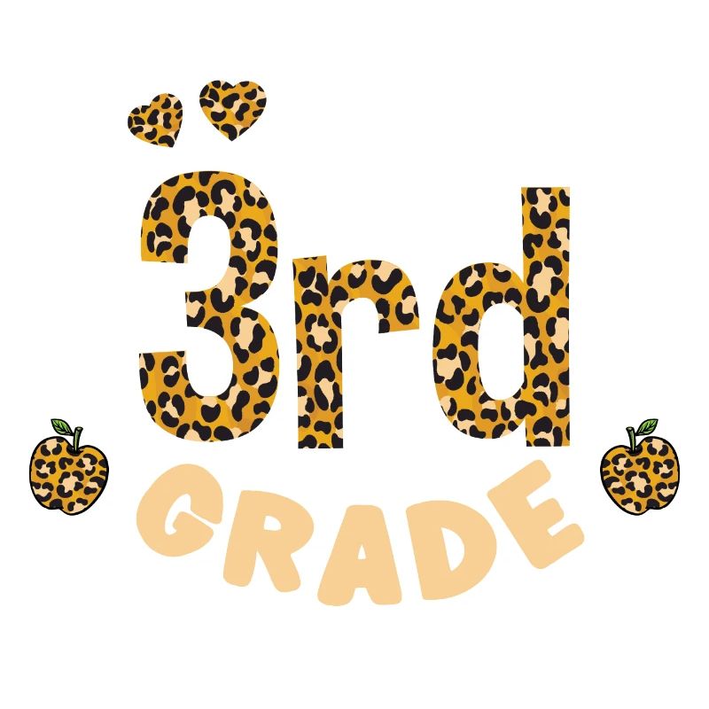 Hello 3rd Grade Leopard Teacher