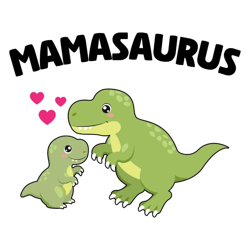 Mamasaurus - Süßes Dinosaurierdesign