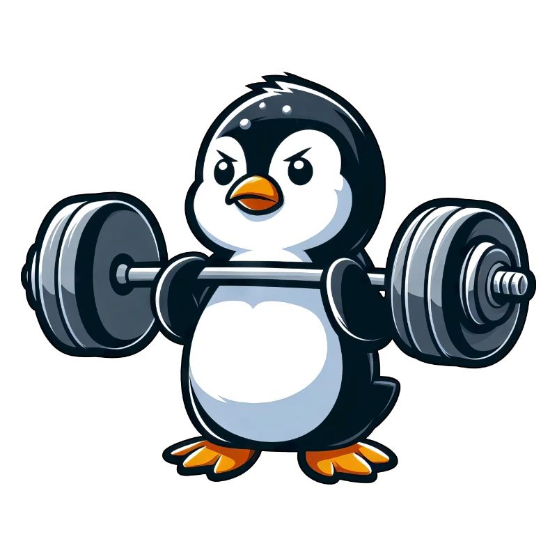 Strong Penguin: Dumbbell Workout