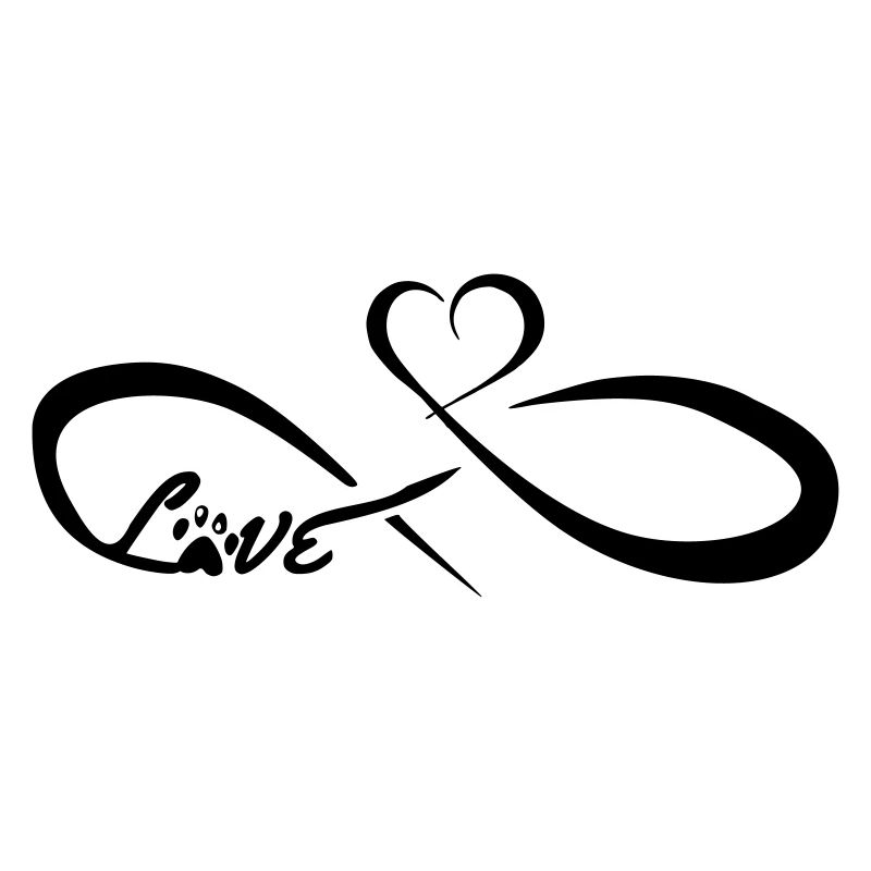 infinite heart pawing text
