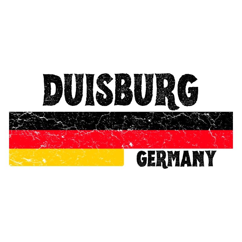 Duisbourg Allemagne Drapeau