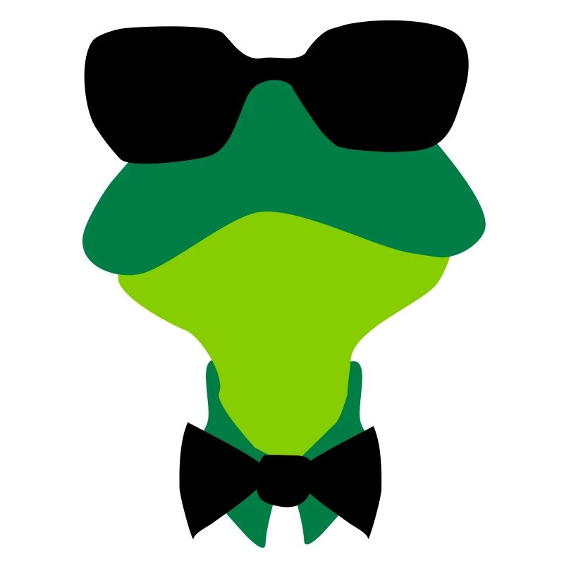 grenouille avec des lunettes de soleil