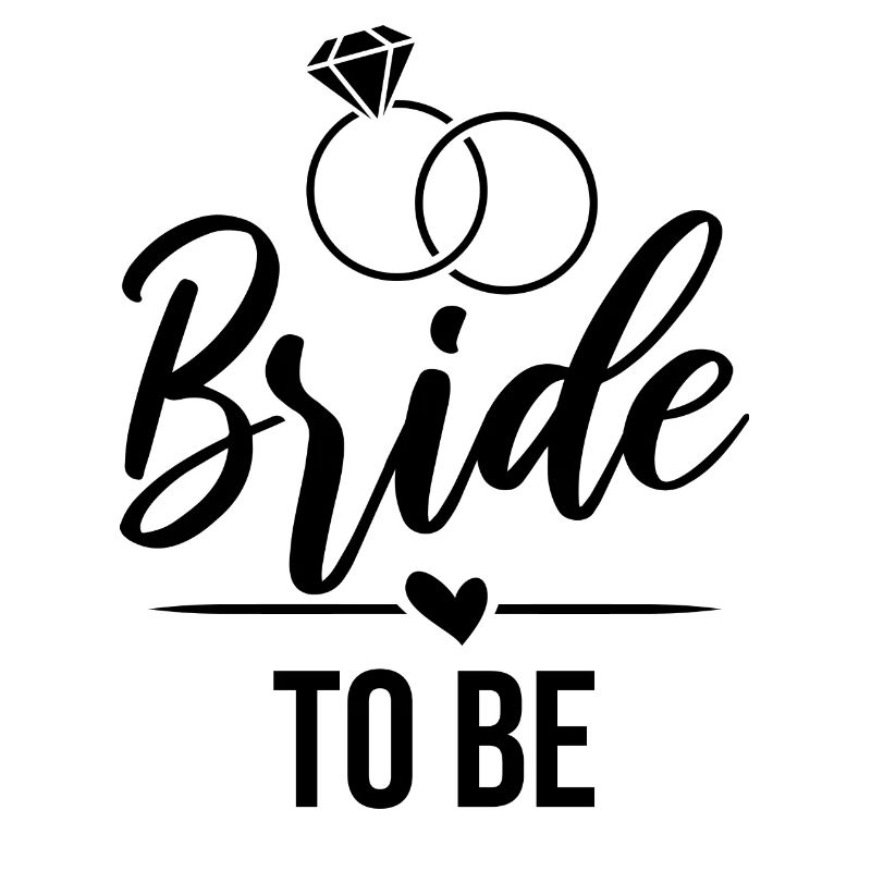 Bride to be - future bride - black