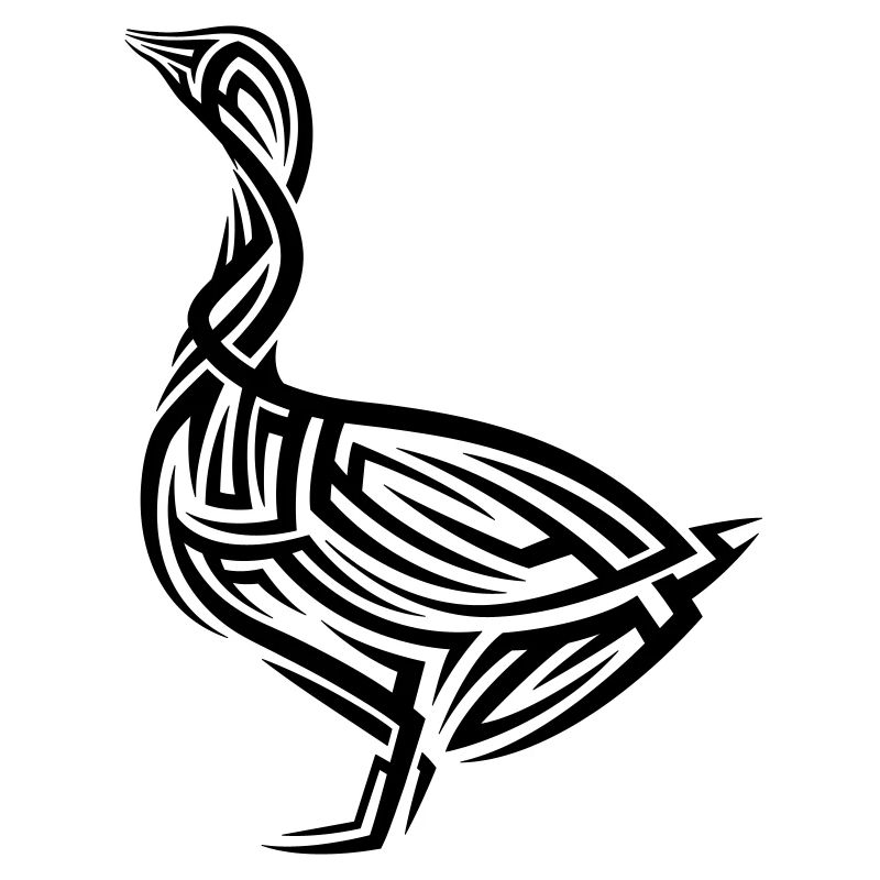 Gans Tribal Tattoo
