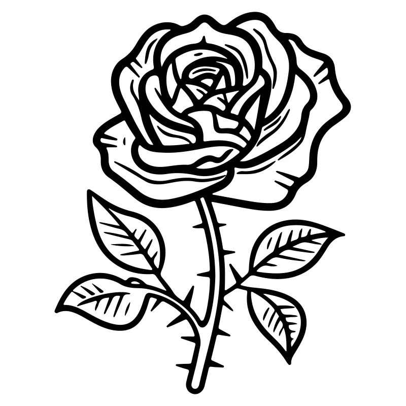 Symbole de la rose