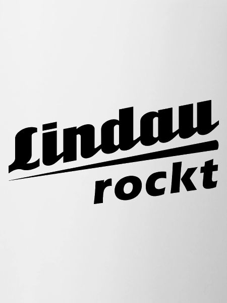 Lindau rockt - Textdesign mit Stadtnamen