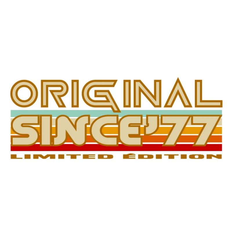 Original seit '77 Retro Stripe Edition