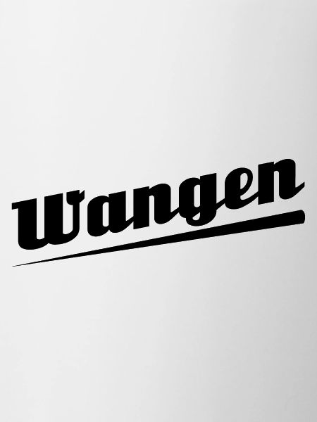 Wangen - Textdesign mit Stadtnamen