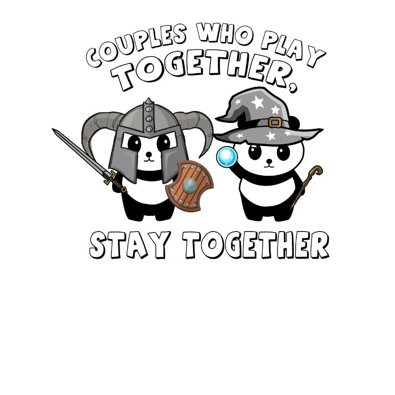Couples de joueurs Partnerlook Cosplay RPG LARP Gift
