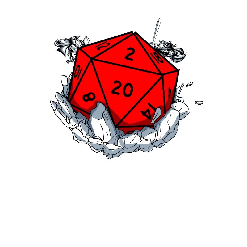 Gamer Dungeon RPG Cube Tabletop Drôle Cadeau