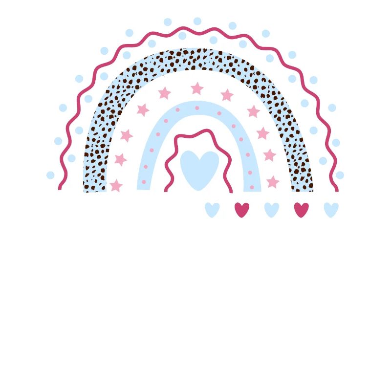 Nine leopard rainbow design For 9.