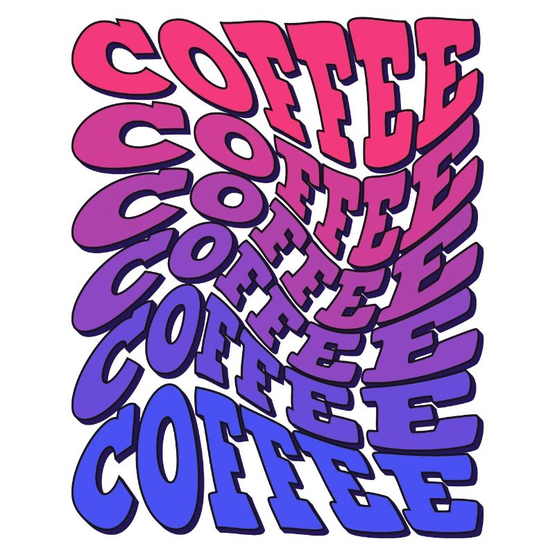 Coffee - Retro Coffee Lover Saying