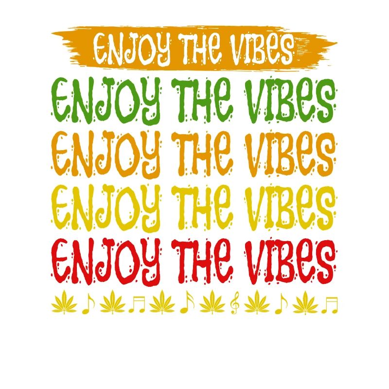 Profitez de la conception de style reggae Vibes pour