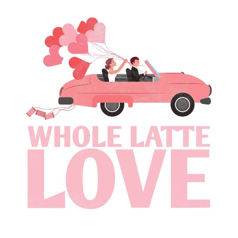Whole Latte-Liebes-ehe-design For Bridal Groom