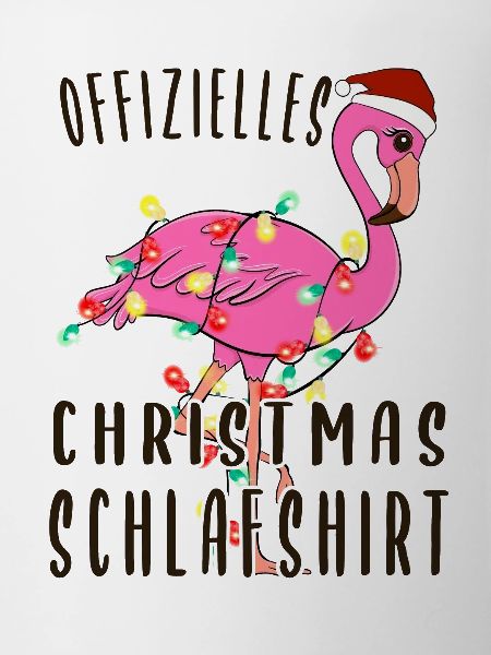 Flamingo Christmas Sleeping Shirt