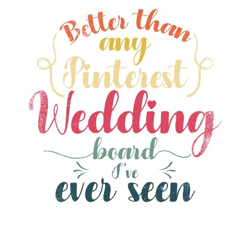 Mieux que n’importe quel tableau de mariage Pinterest I