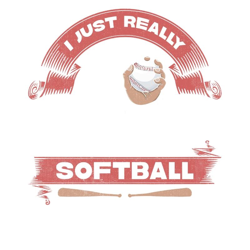 J’adore le design de softball pour le baseball