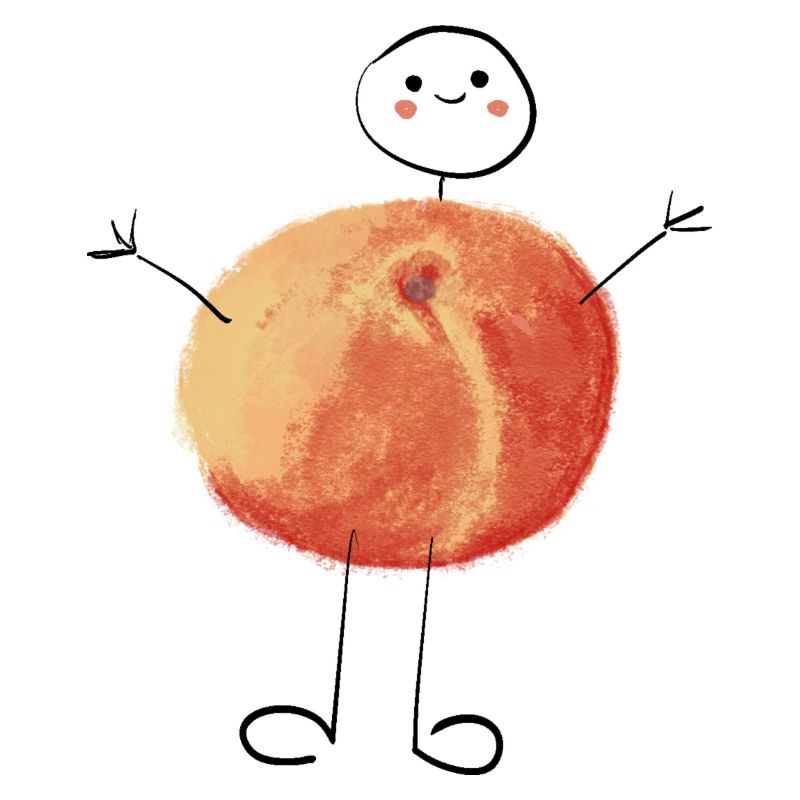 Douce petite pêche #peach #sommer
