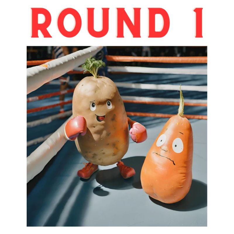 🥔🥕 Duel de héros végétaux! 💥
