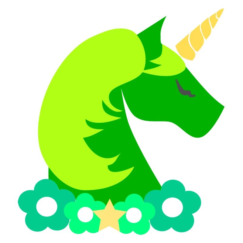 licorne verte