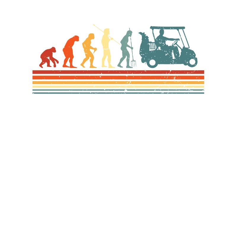 Golfer Golf Cart Evolution Für Golfer