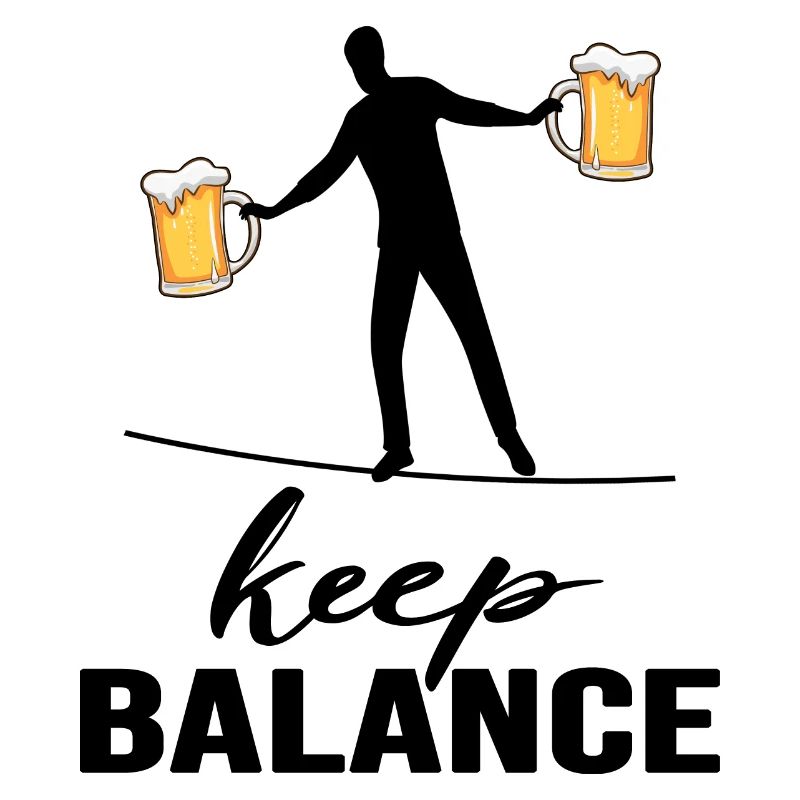 slackline und bier keep balance