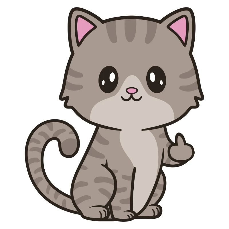 Chat chaton mignon animal de compagnie chat domestique