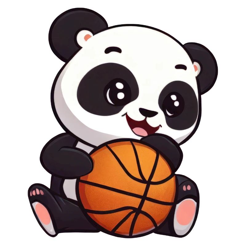 Panda sur skateboard