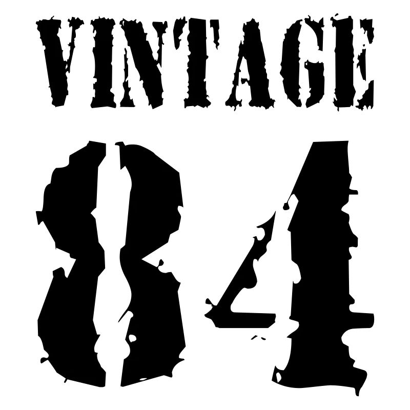 Vintage 1984 - Millésime 84 - Party Vector