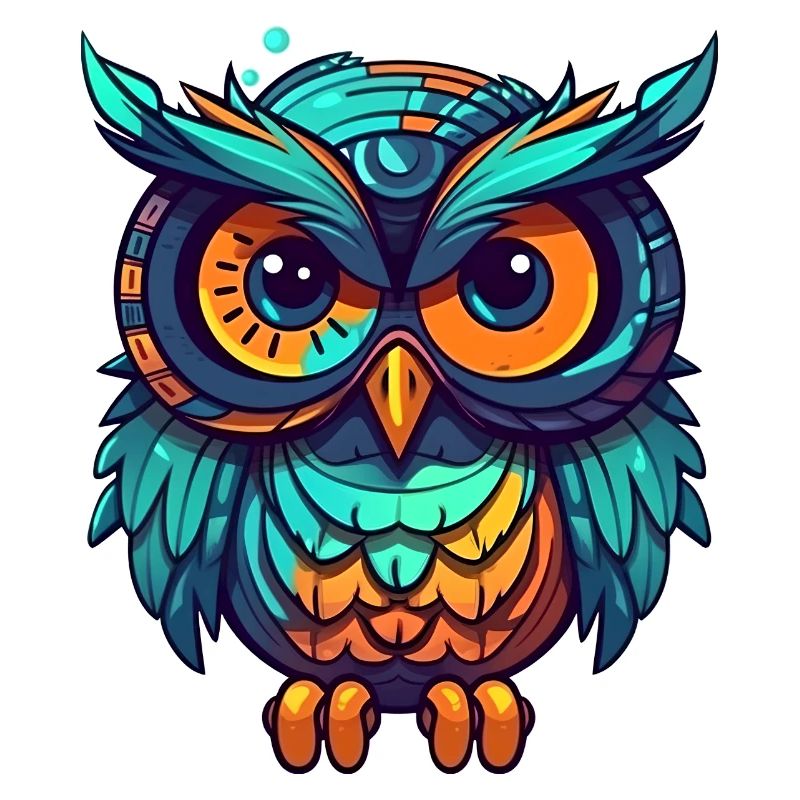 Eule Cartoon Comic süß