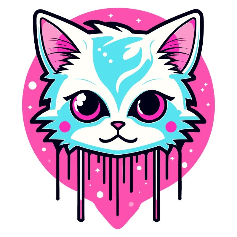 Illustration de chat mignon