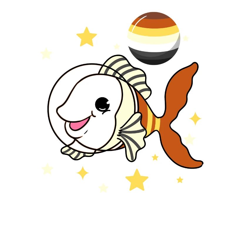 Fish in Space Gay Bear Pride