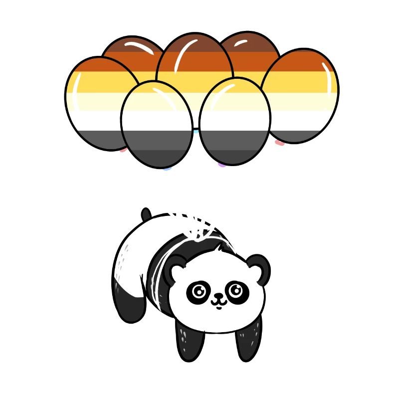 Panda Balloon Gay Bear Pride
