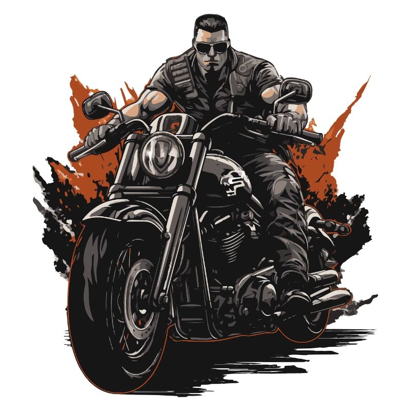 Motorcycle Biker