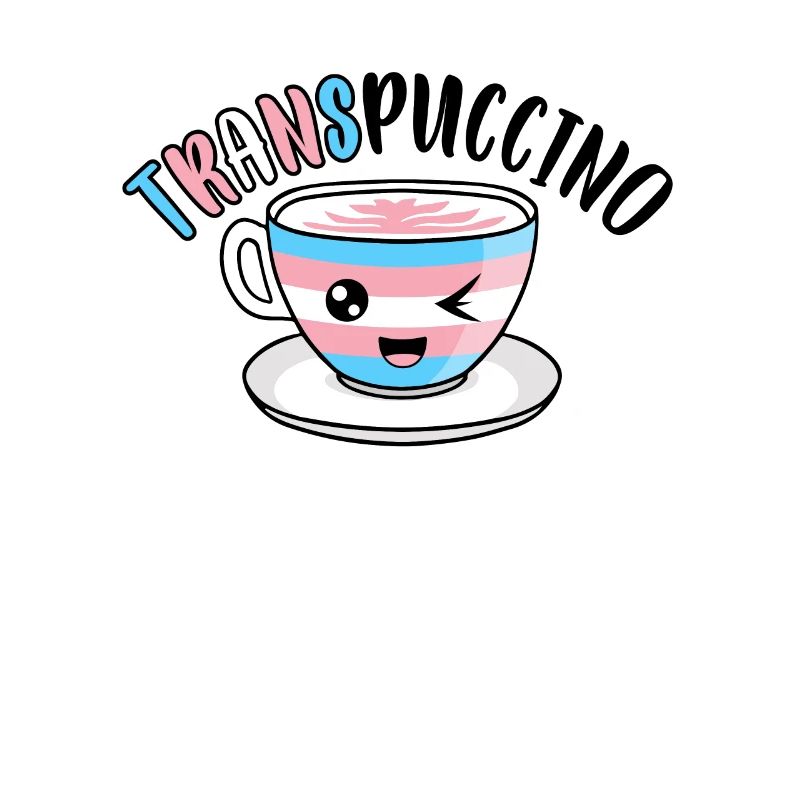 Transgender Cappuccino Trans Flagge Kaffee