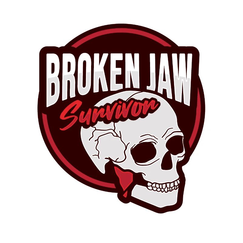 Broken jaw