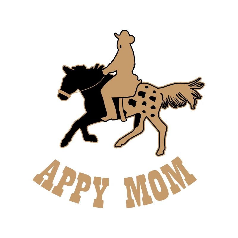 Appaloosa Cheval Maman Mère