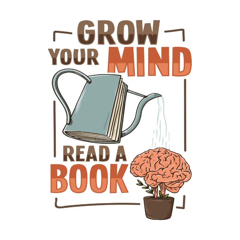 Reading book nerd designs for a librarian