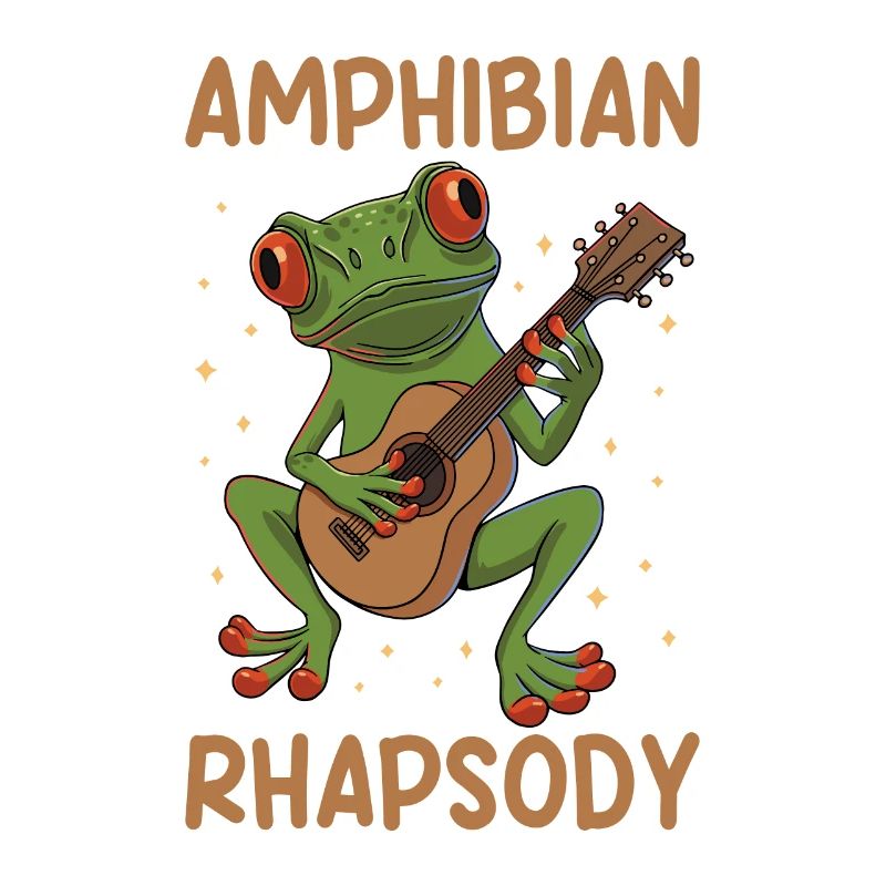 Roach Frog Guitar Amphibian Rhapsody