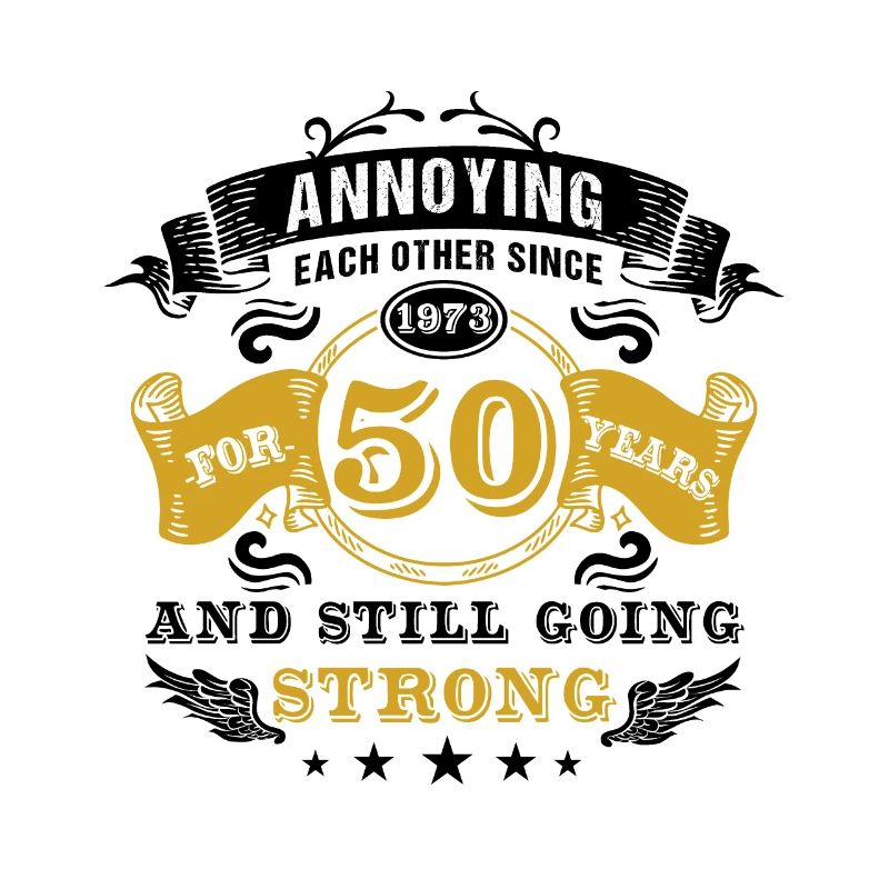 50. Hochzeitstag Ehemann Ehefrau Ehe