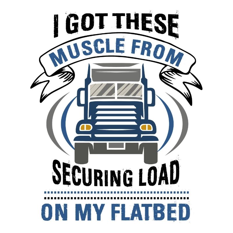Truck Flatbed Machine Cargo Vehicle