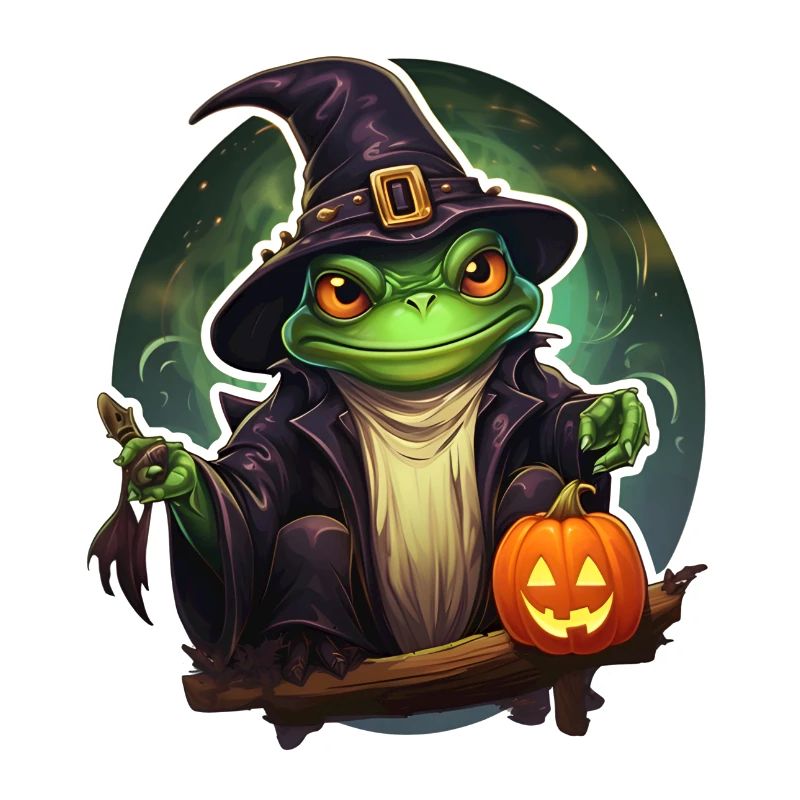 Grenouille d’Halloween