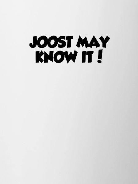 Joost may know it