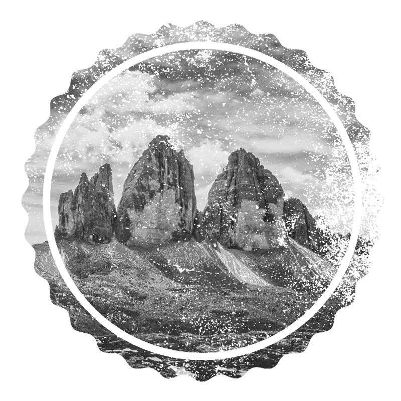 Trois Cnes Dolomites Forme géométrique Polygone
