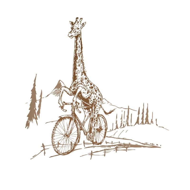 Girafe Vintage Cyclisme