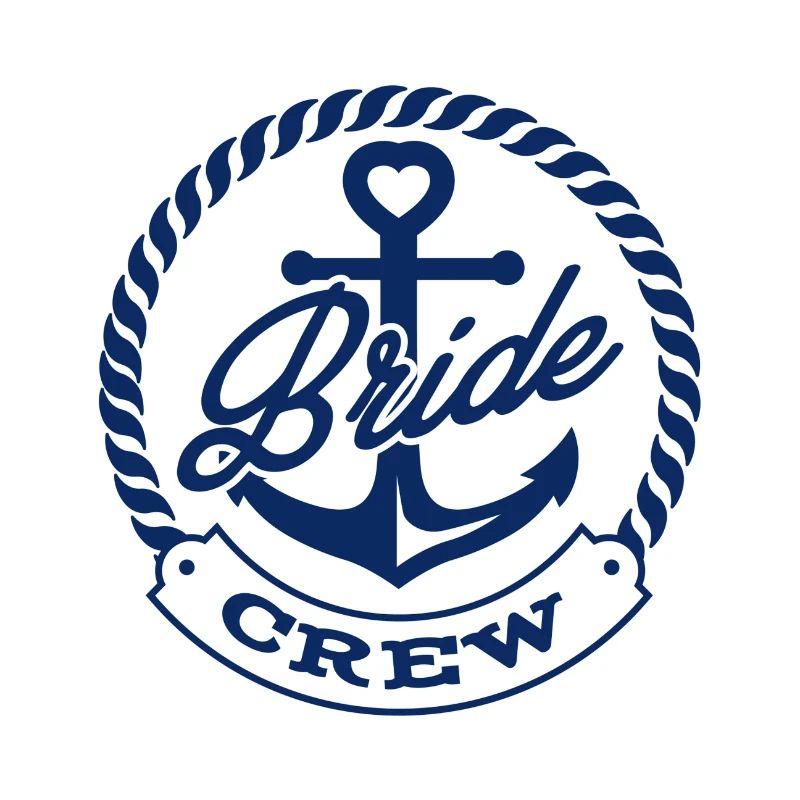 Équipe Bride | Bride Crew | Ancre | Port du mariage