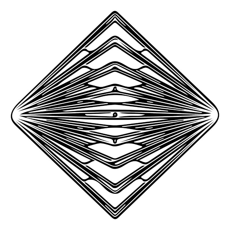 Geometric Vintage Triangle Pattern