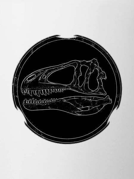 Acrocanthosaurus fossil skull