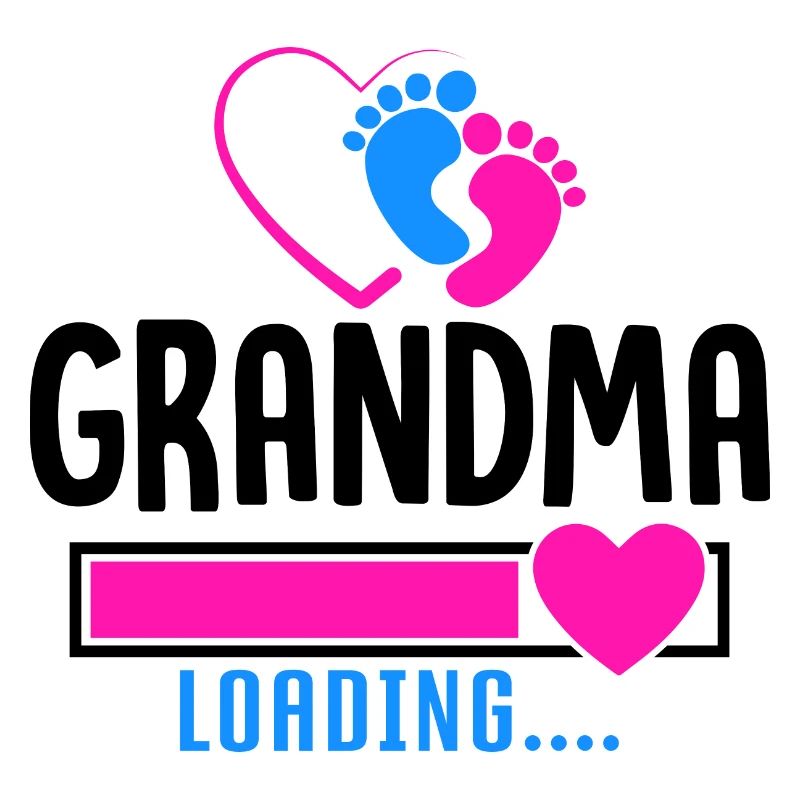 Werdende Oma, Oma loading, Herz