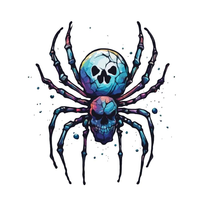 Spinne / Netz / Haustier / Kriechtier / Achtbeiner